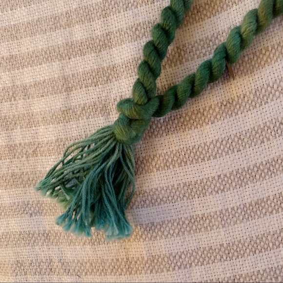 Hand-woven, Hand-dyed Necklace - Picture 4 of 5